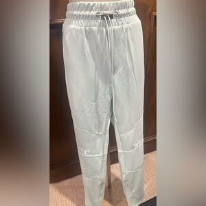 NWT SIZE 38/US 30-32 Men's Mint Green Jogger Sweatpants with Drawstring Waist